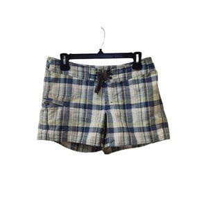 Patagonia Wavefarer Boardies Nylon Board Swim Shorts Women Size 6 Blue Green